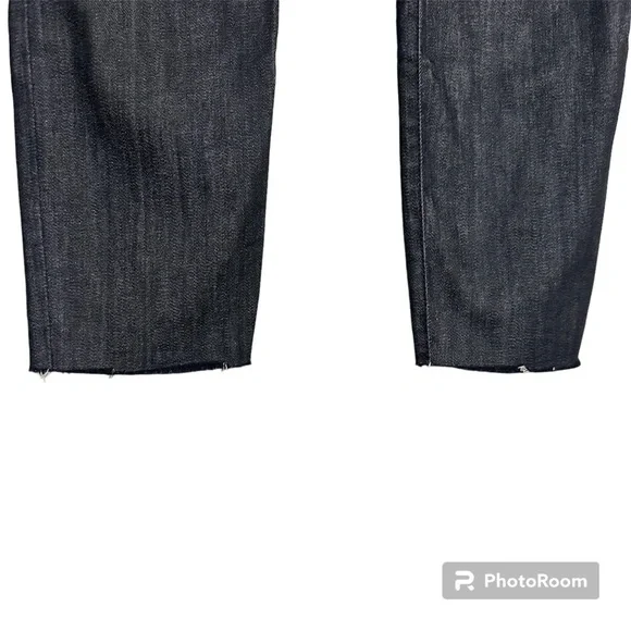 Current Elliot The Stiletto Gray Wash Raw Hem Jeans - Picture 4 of 16